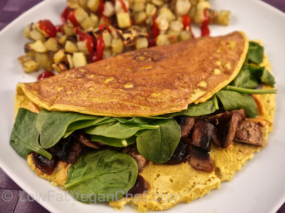 Low Cholesterol Vegetarian Recipes
 The Best Low Fat Vegan Silken Tofu Omelette Recipe