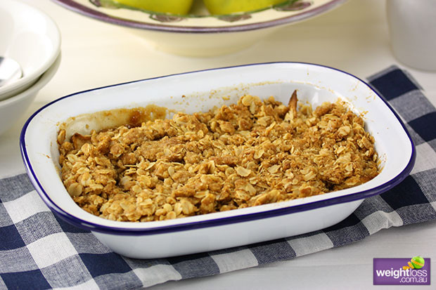 Low Fat Apple Desserts
 Low Fat Apple & Pear Crumble