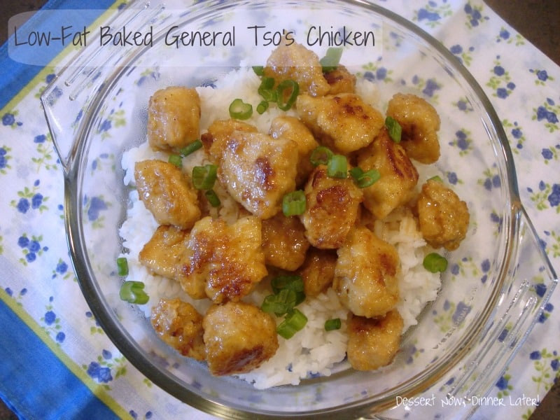 Low Fat Baked Chicken
 Low Fat Baked General Tso s Chicken Dessert Now Dinner