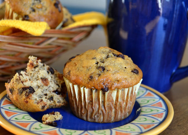 Low Fat Banana Chocolate Chip Muffins
 Banana Chocolate Chip Muffins Recipe Food