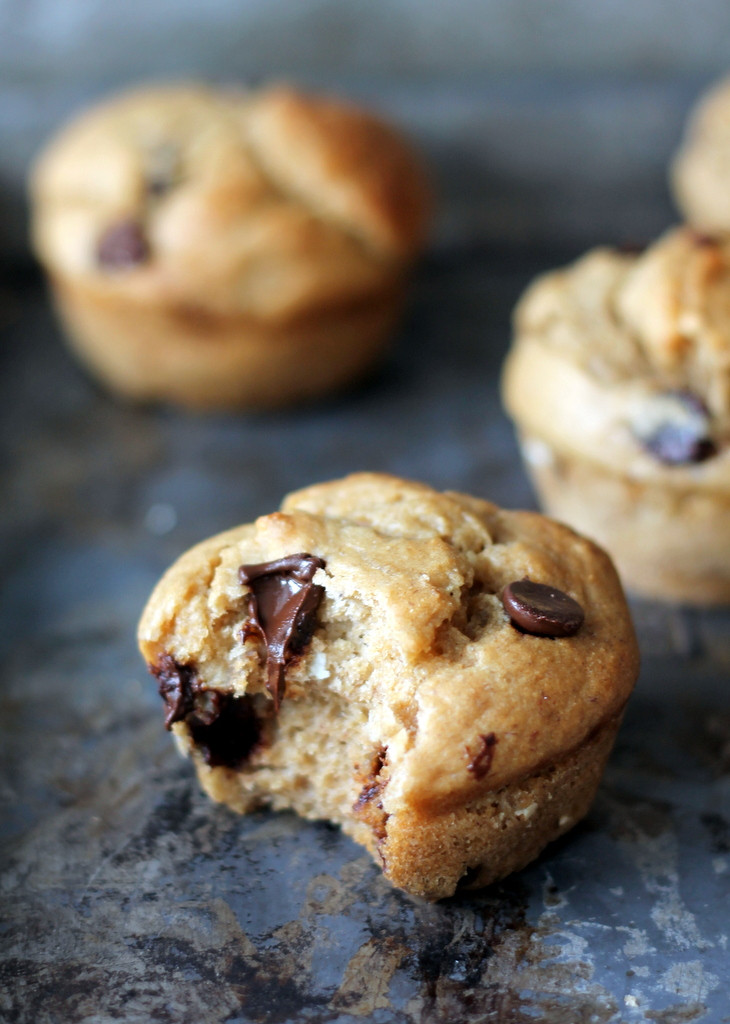 Low Fat Banana Chocolate Chip Muffins
 Skinny Banana Chocolate Chip Muffins