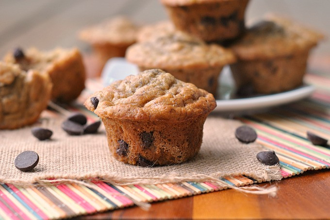 Low Fat Banana Chocolate Chip Muffins
 Low Fat Banana Chocolate Chip Muffins
