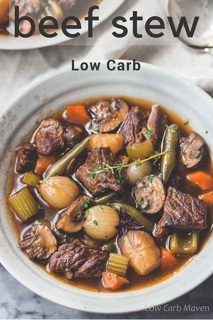 Low Fat Beef Stew
 Amazing Low Carb Beef Stew Gluten free Keto Whole30