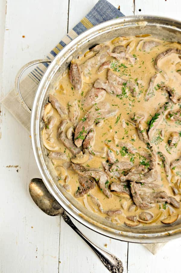 Low Fat Beef Stroganoff
 Easy Homemade Low Carb Beef Stroganoff Recipe ⋆ Two Lucky