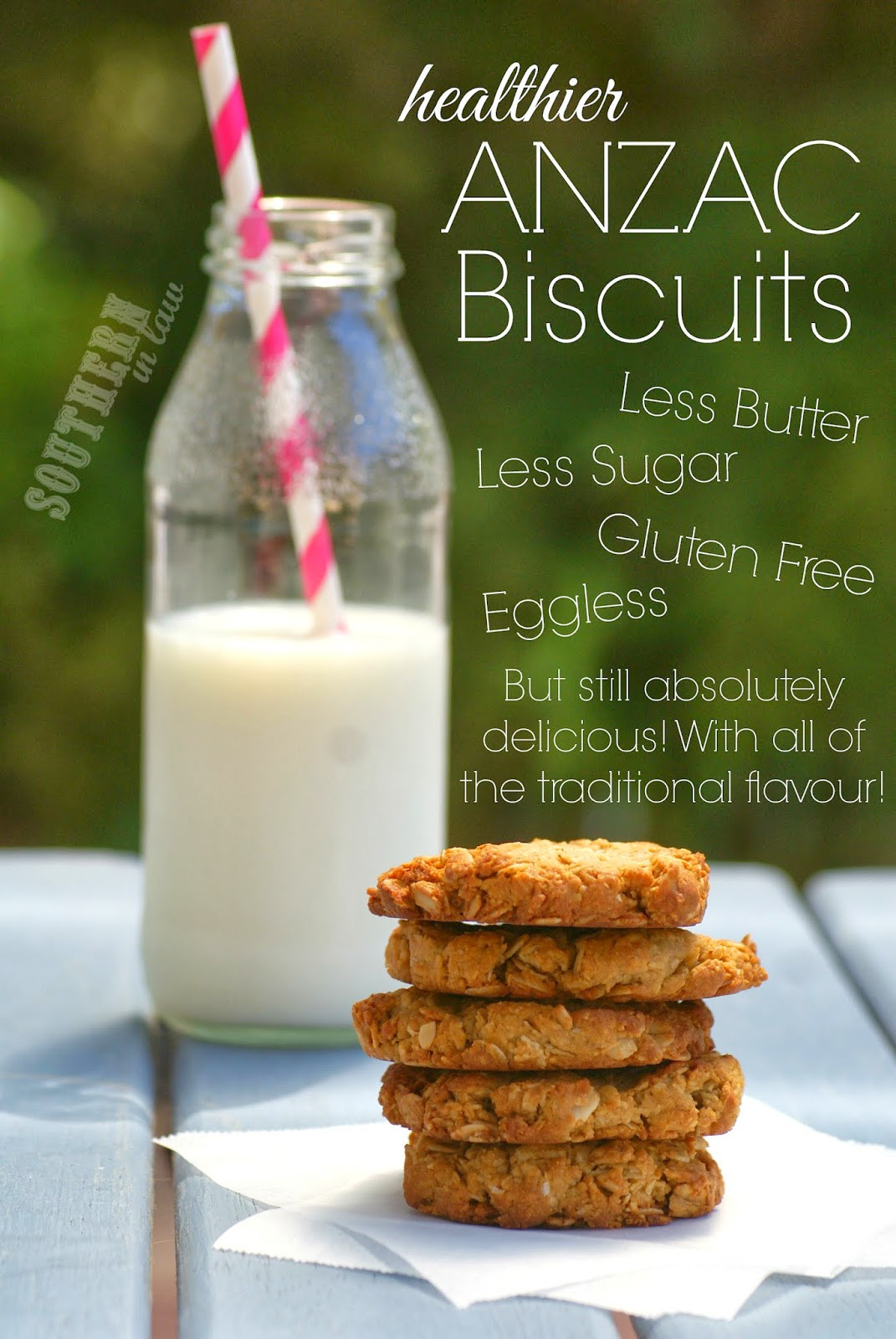 Low Fat Biscuit Recipe
 Southern In Law Recipe Healthier ANZAC Biscuits