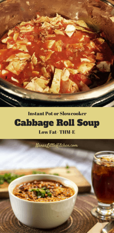 Low Fat Cabbage Recipes
 Low Fat Cabbage Roll Soup Nana s Little Kitchen