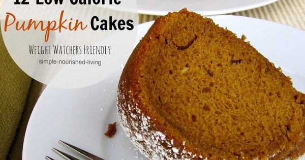 Low Fat Cake Recipes Weight Watchers
 Low Fat Pumpkin Spice Cake Recipe