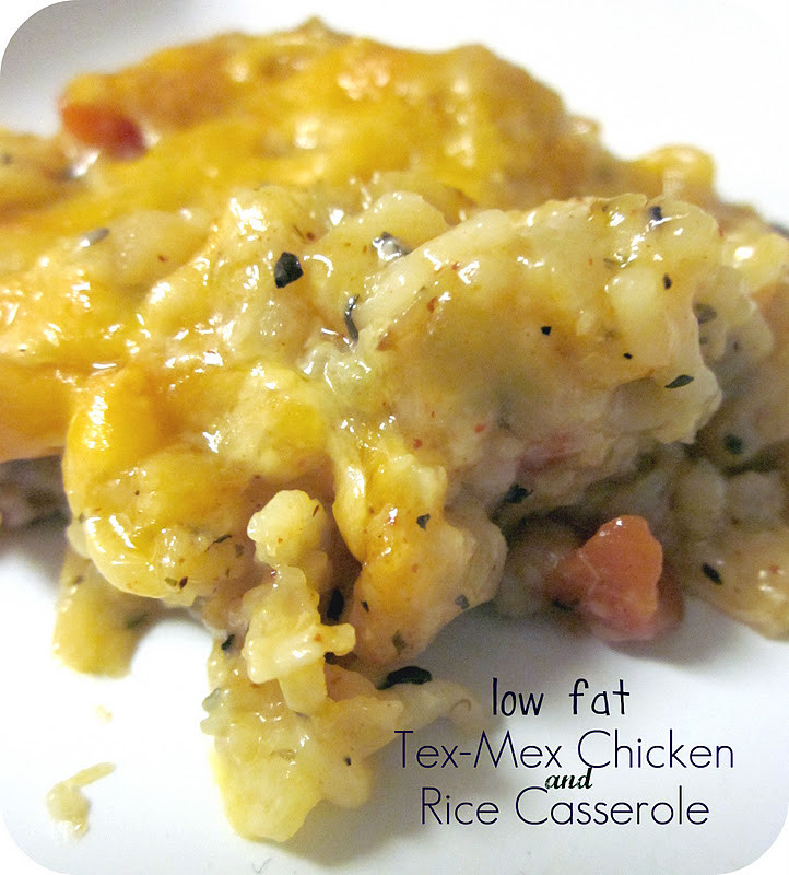 Low Fat Chicken Casserole
 Low Fat Tex Mex Chicken and Rice Casserole Recipe Six