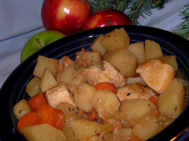 Low Fat Chicken Crock Pot Recipes
 Crock Pot Apple Chicken Stew Low Fat Recipe Food