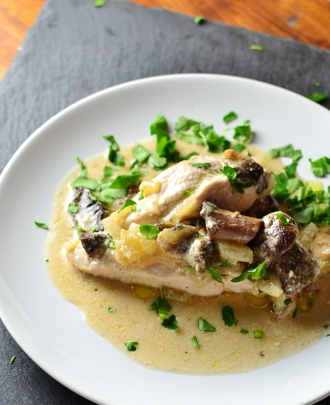 Low Fat Chicken Dinner Recipes
 Low Fat Mushroom Chicken Recipe Everyday Healthy Recipes