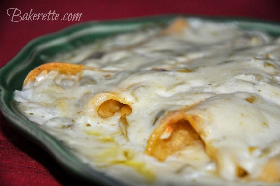 Low Fat Chicken Enchiladas
 Low Fat Sour Cream Chicken Enchiladas Bakerette