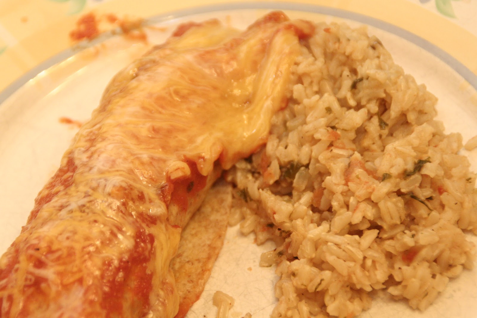 Low Fat Chicken Enchiladas
 Tales from the Mad Men Kitchen Low Fat Chicken Enchiladas