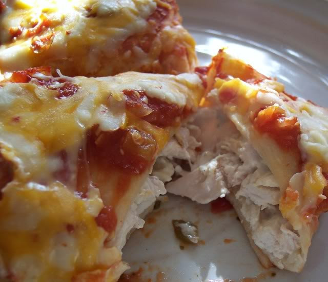 Low Fat Chicken Enchiladas
 Low Fat Chicken Enchiladas With High Fat Taste