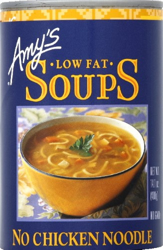 Low Fat Chicken Noodle Soup
 Amy s Soups Low Fat No Chicken Noodle 14 1 Ounce