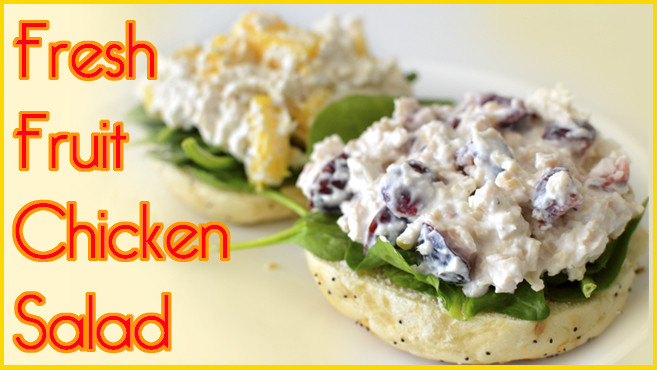 Low Fat Chicken Salad
 Chicken Salad With Fresh Fruit – Cherry & Pineapple – Low