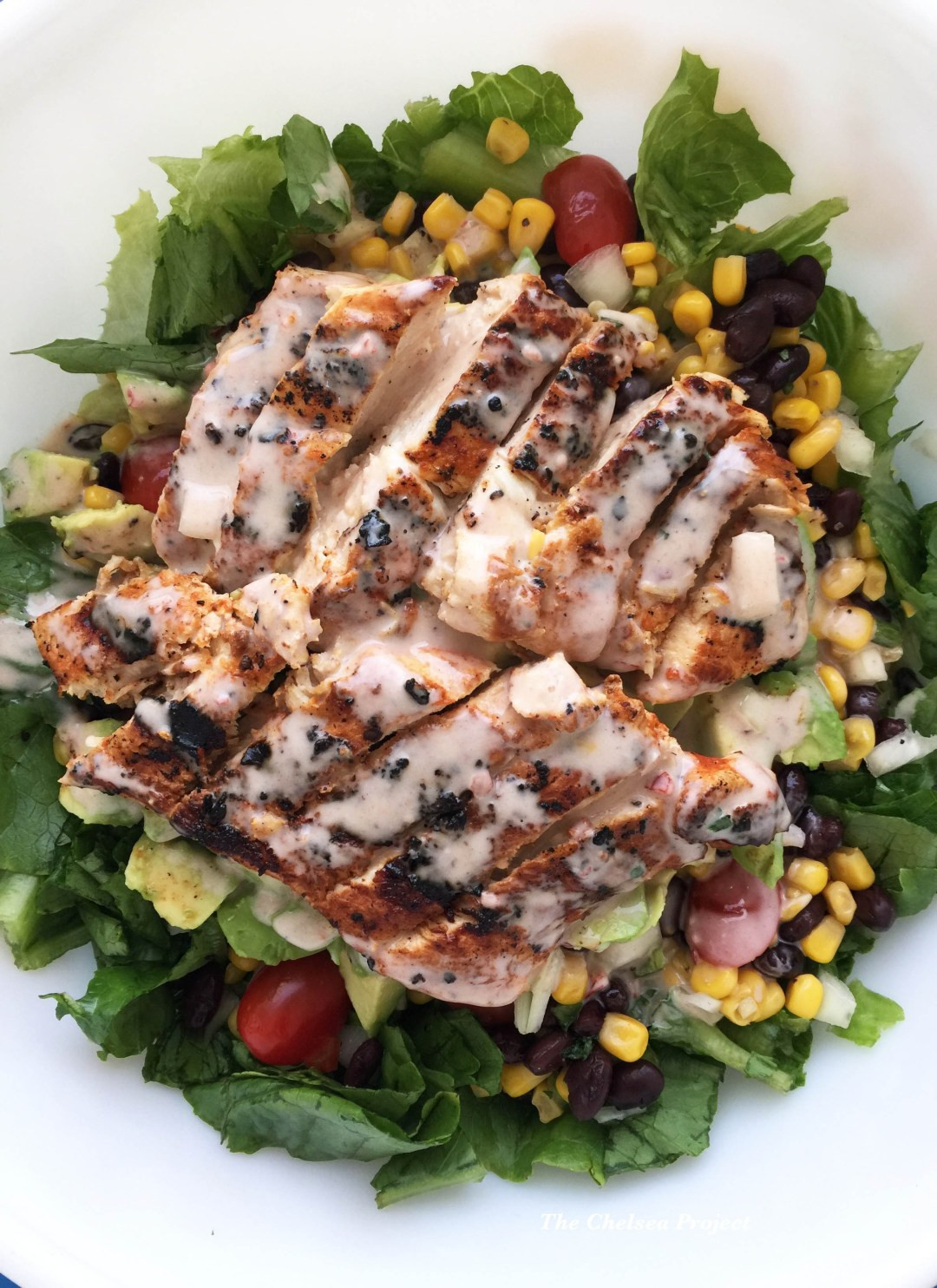 Low Fat Chicken Salad
 Sriracha Chicken Salad with Low fat Creamy Chipotle