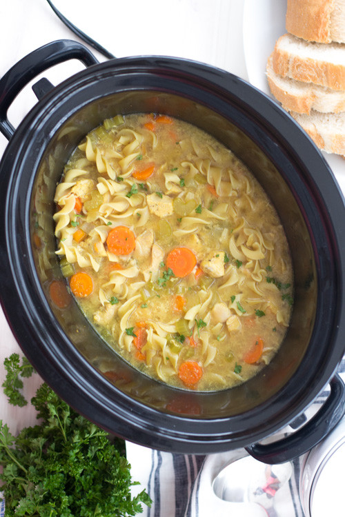 Low Fat Chicken Soup
 Crockpot Low Fat All Natural Chicken Noodle Soup Panera