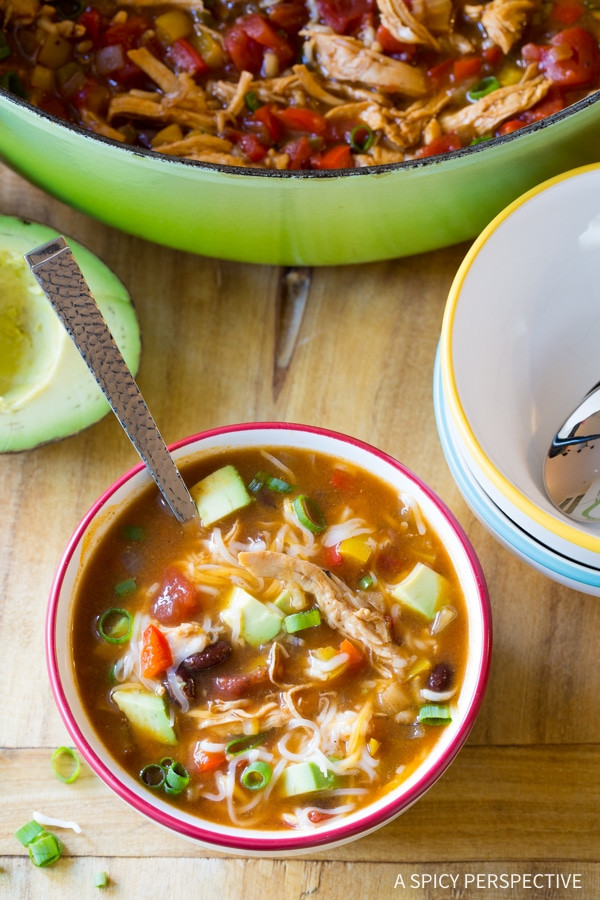 Low Fat Chicken Soup
 Skinny Chicken Fajita Soup A Spicy Perspective