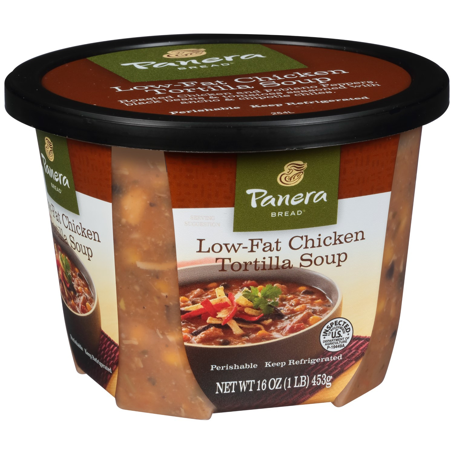 Low Fat Chicken Tortilla Soup
 Panera Bread Low Fat Chicken Tortilla Soup 16 Oz