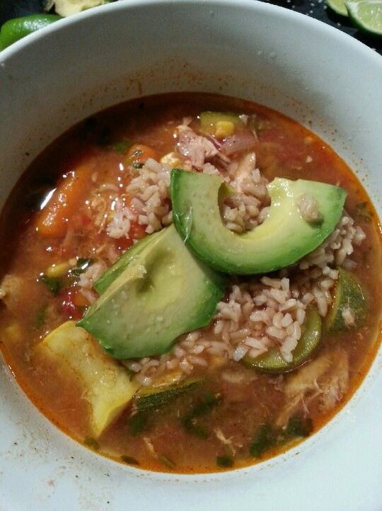 Low Fat Chicken Tortilla Soup
 Low fat chicken tortilla soup from the slow cooker This