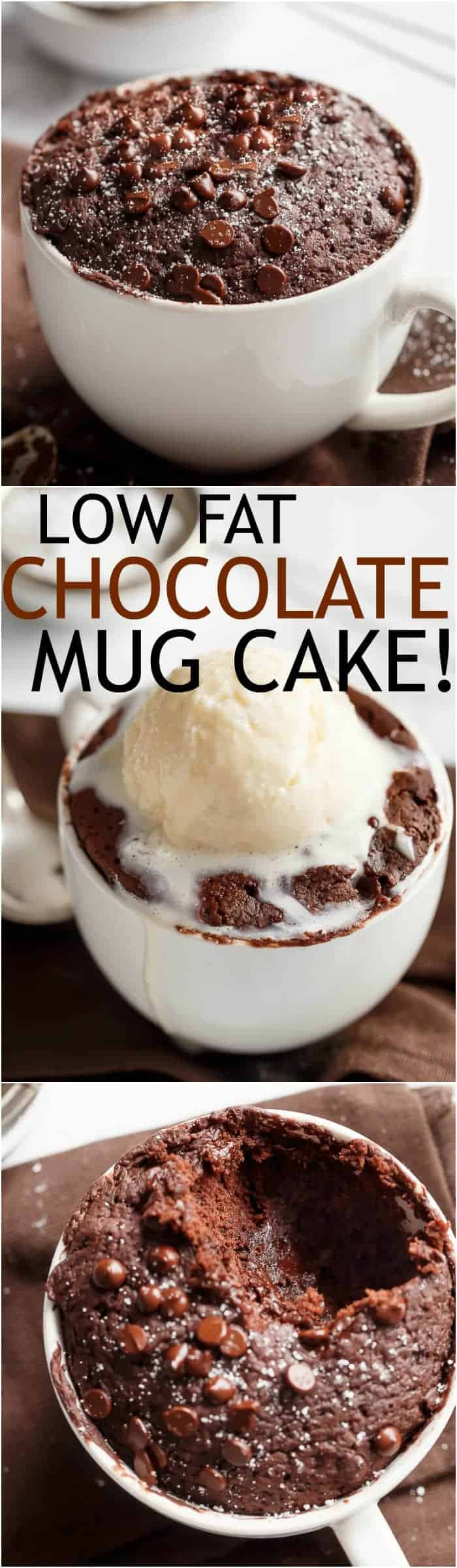 Low Fat Chocolate Cake
 Low Fat Chocolate Mug Cake Cafe Delites