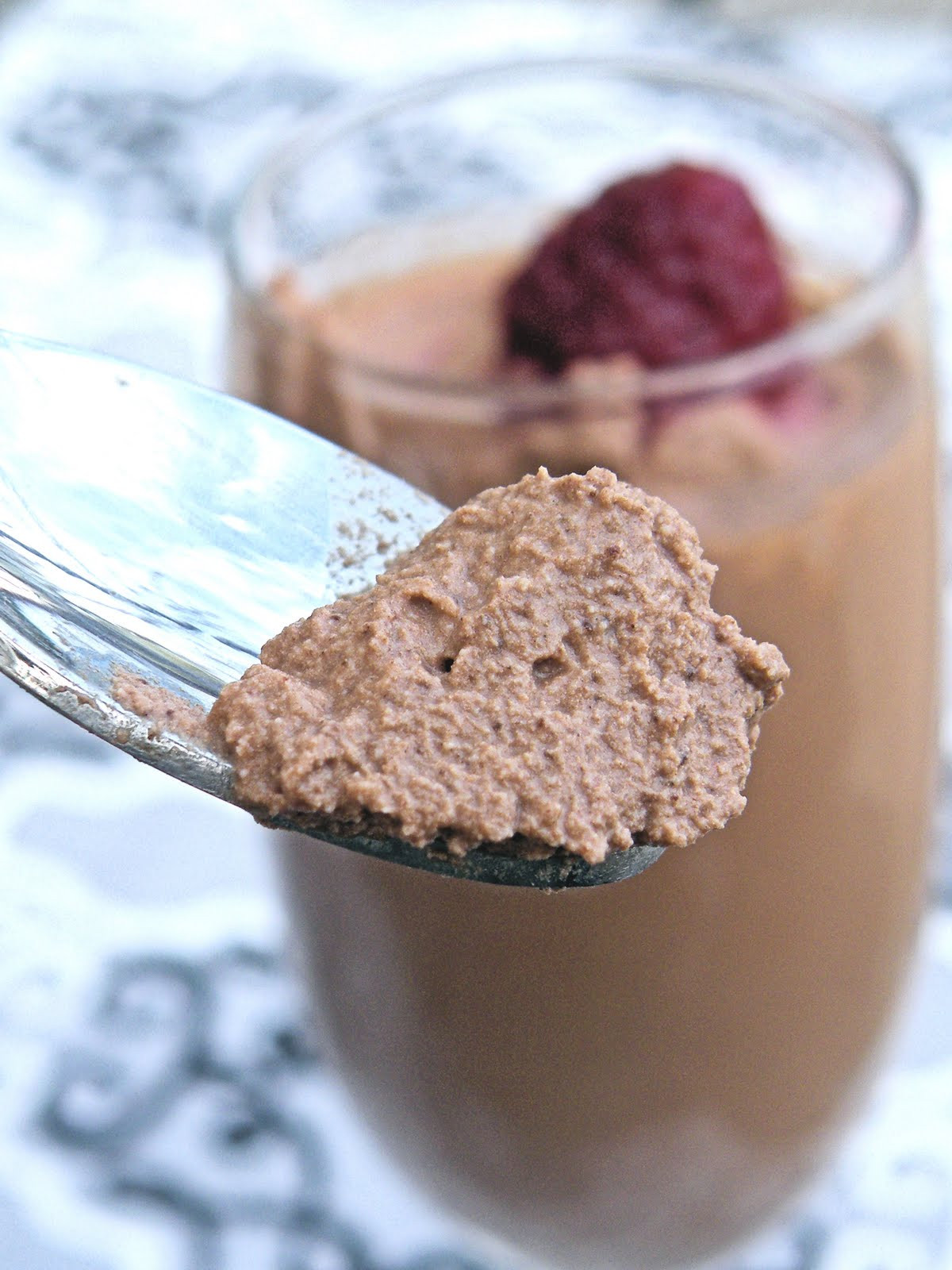 Low Fat Chocolate Mousse
 Vittles and Bits Low Fat Dark Chocolate Mousse