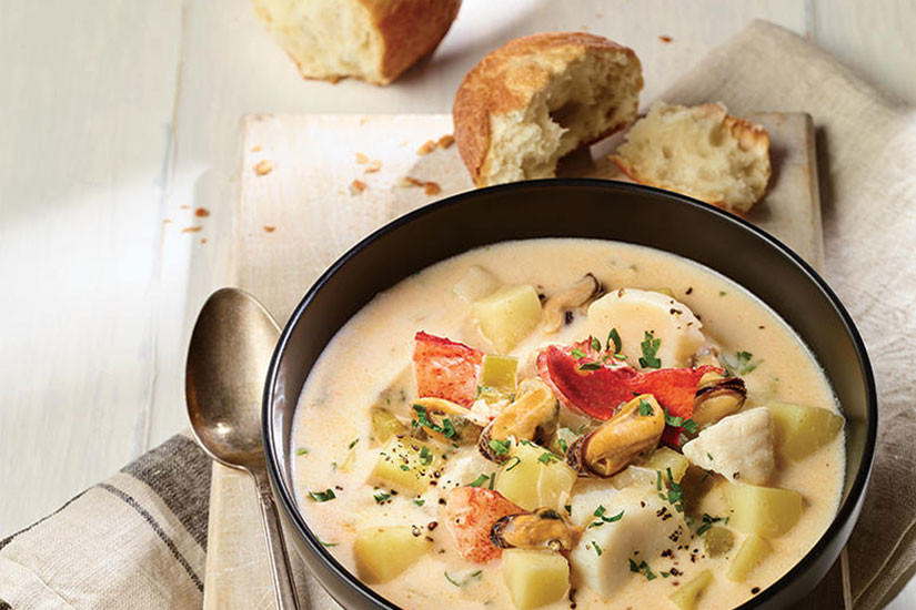 Low Fat Clam Chowder
 Low Fat Seafood Chowder