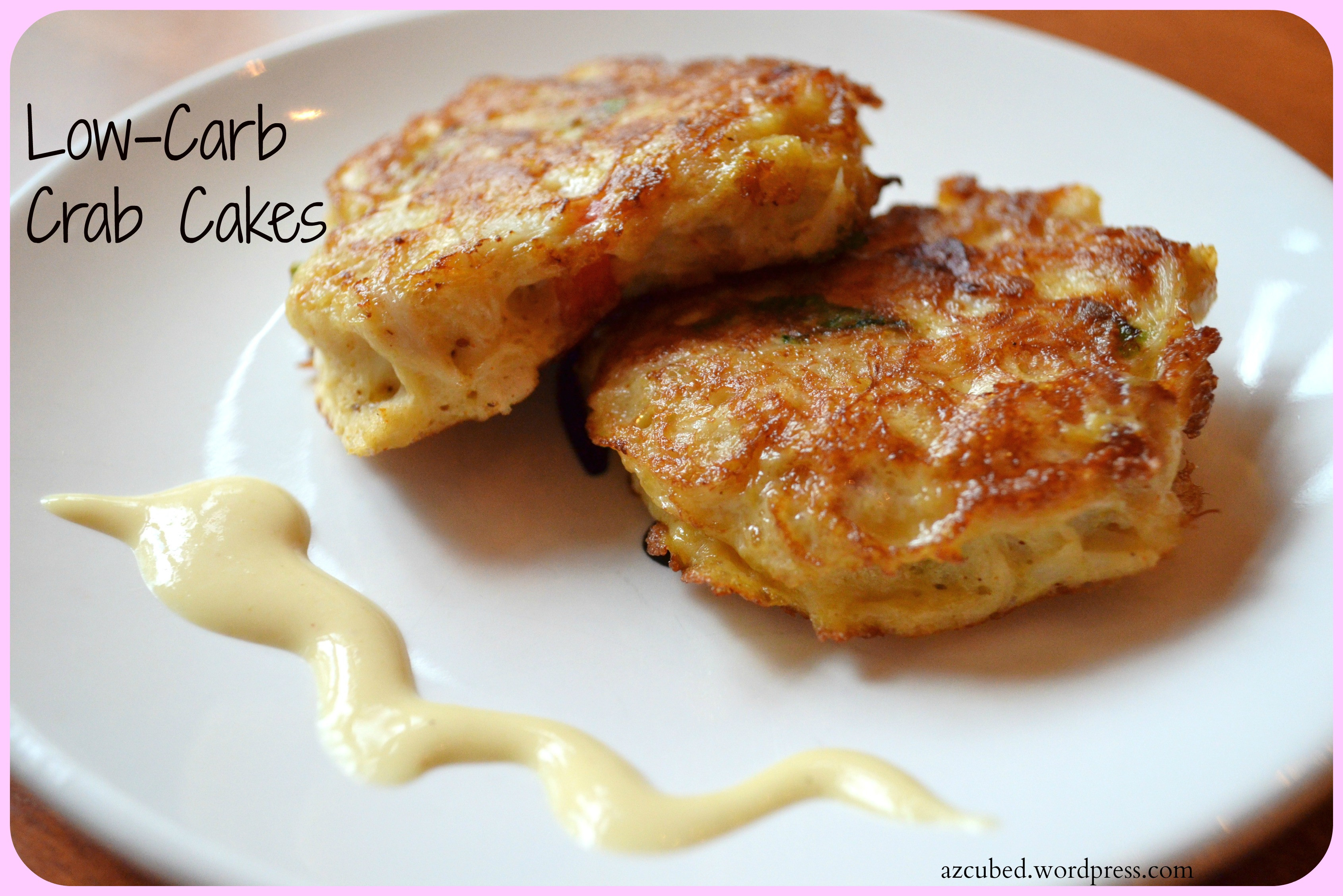 Low Fat Crab Cakes
 Low Carb Crab Cakes with Mustard Sauce • Domestic Superhero