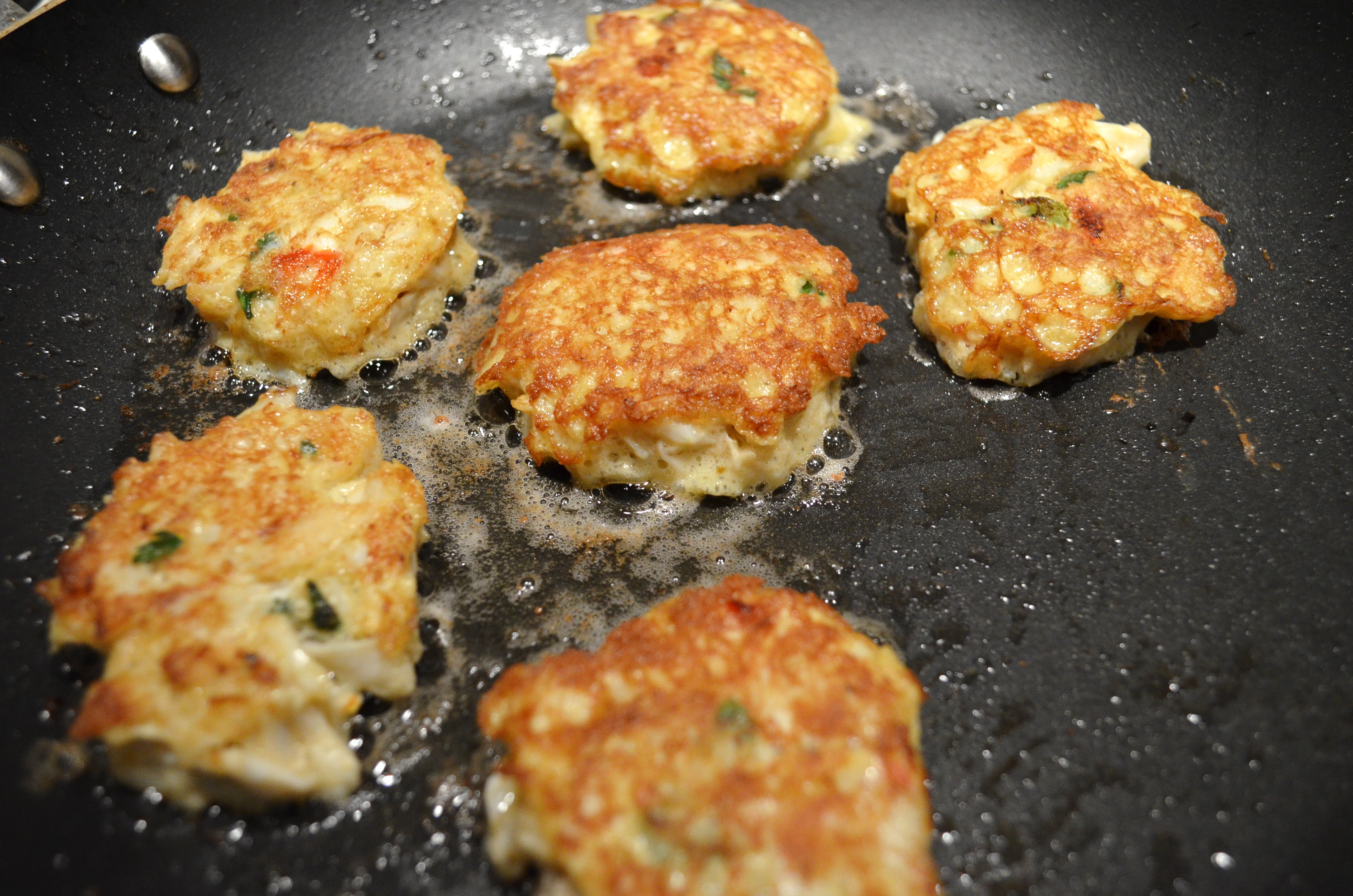 Low Fat Crab Cakes
 Low Carb Crab Cakes with Mustard Sauce • Domestic Superhero