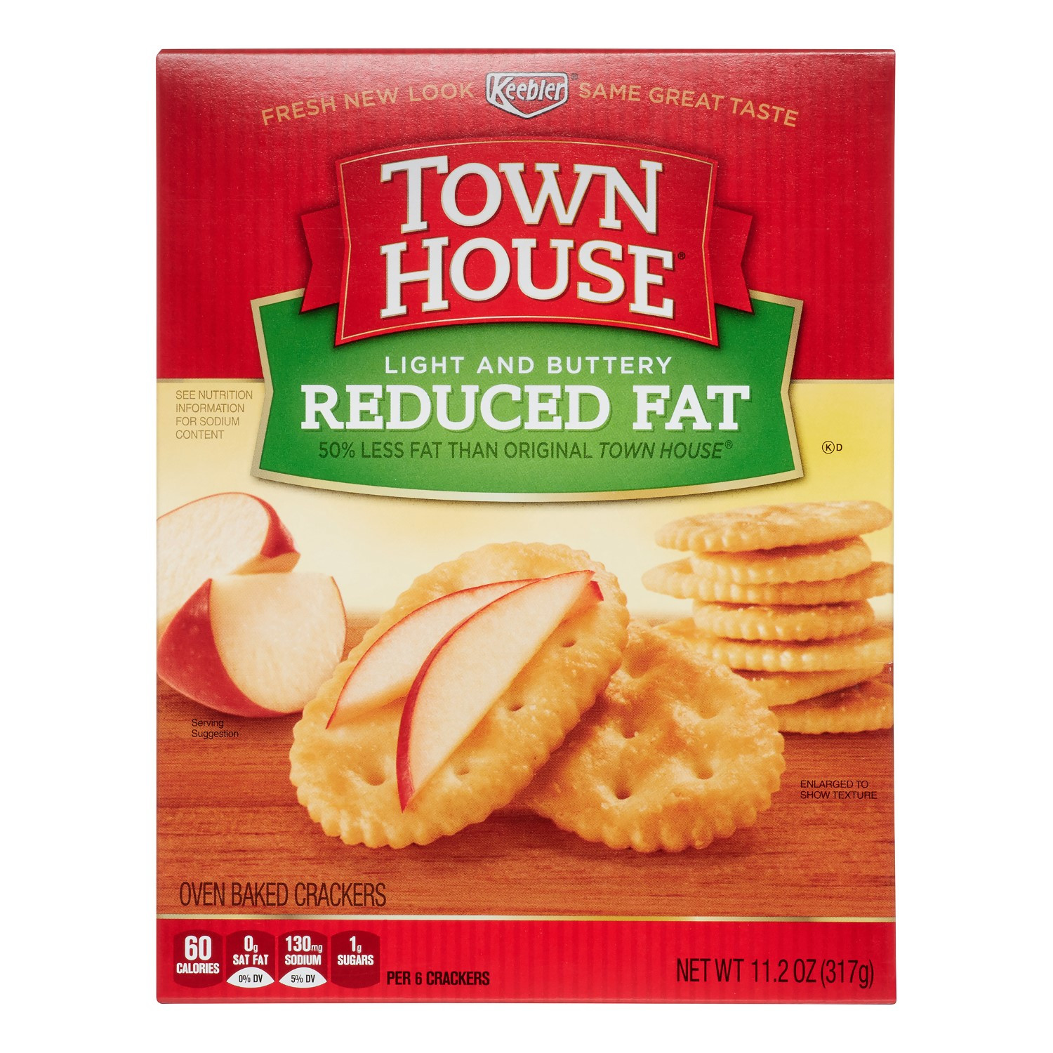 Low Fat Crackers
 Keebler Town House Reduced Fat Crackers 11 2 Oz
