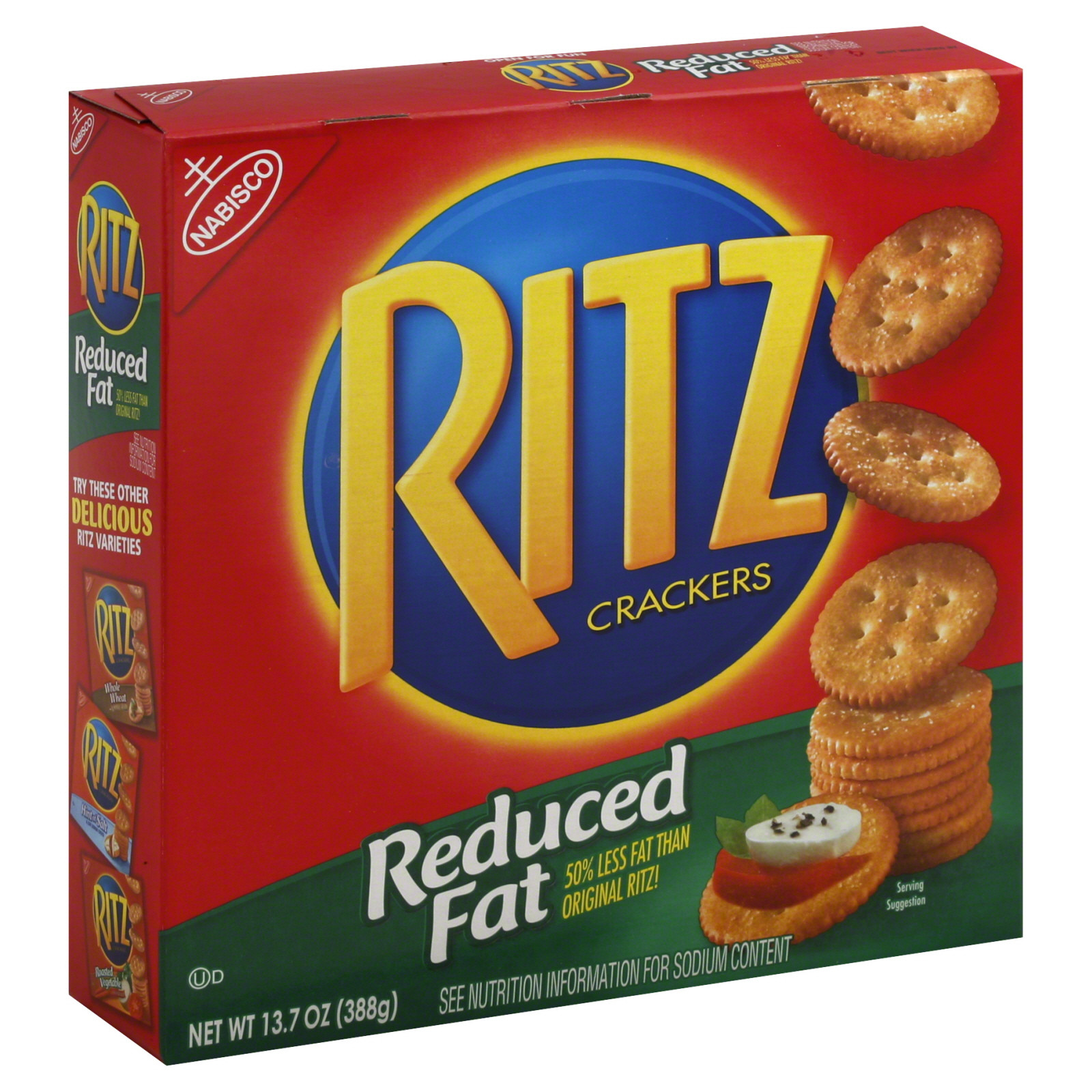 Low Fat Crackers
 Ritz Crackers Reduced Fat 13 7 oz