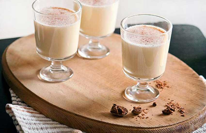 Low Fat Eggnog
 Best Healthy Christmas Recipes – Drinks Appetizers Main