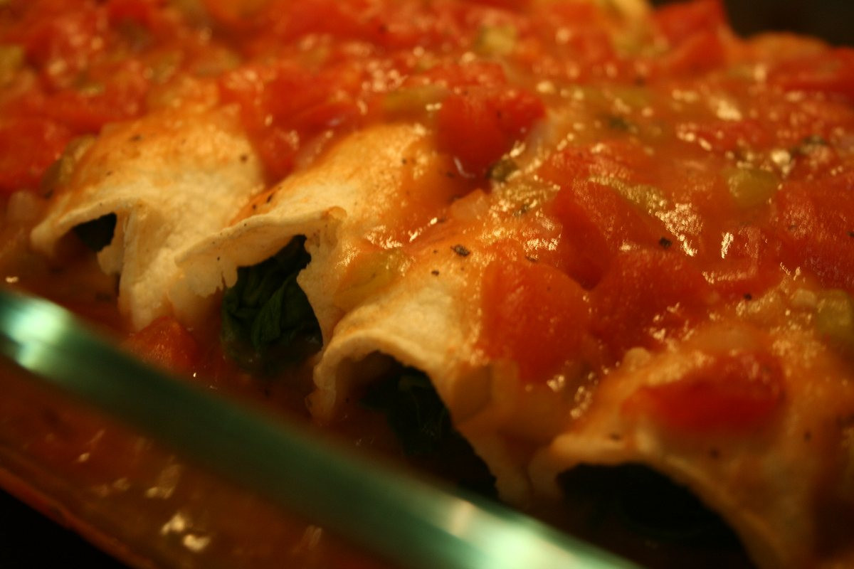 Low Fat Enchiladas
 Low Fat Spinach Enchiladas BigOven