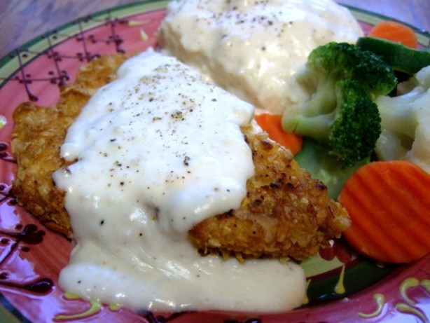 Low Fat Gravy
 Ultra Low Fat Chicken Fried Chicken With Cream Gravy