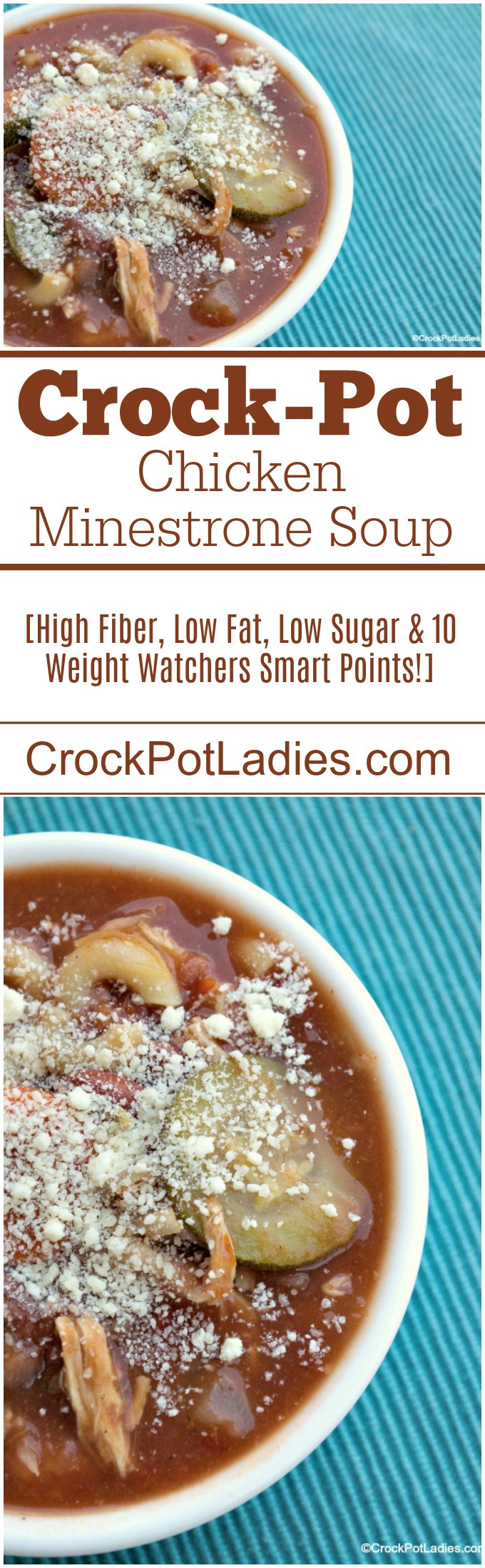 Low Fat High Fiber Recipes
 Crock Pot Chicken Minestrone Soup Crock Pot La s