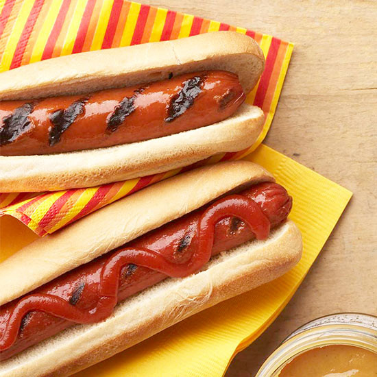 Low Fat Hot Dogs
 Healthy Hot Dogs with 6 Grams of Fat or Less