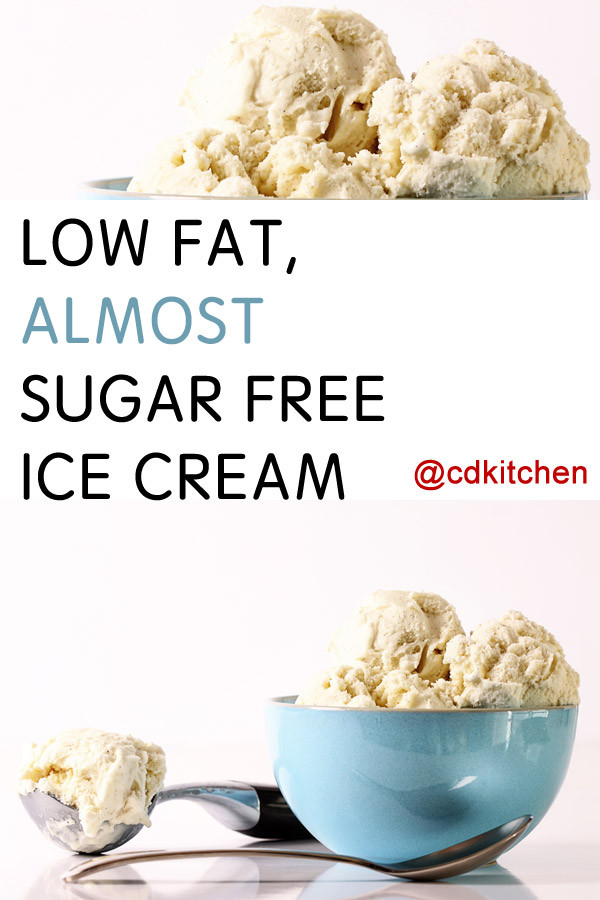 Low Fat Ice Cream Recipes
 Low Fat Almost Sugar Free Ice Cream Recipe