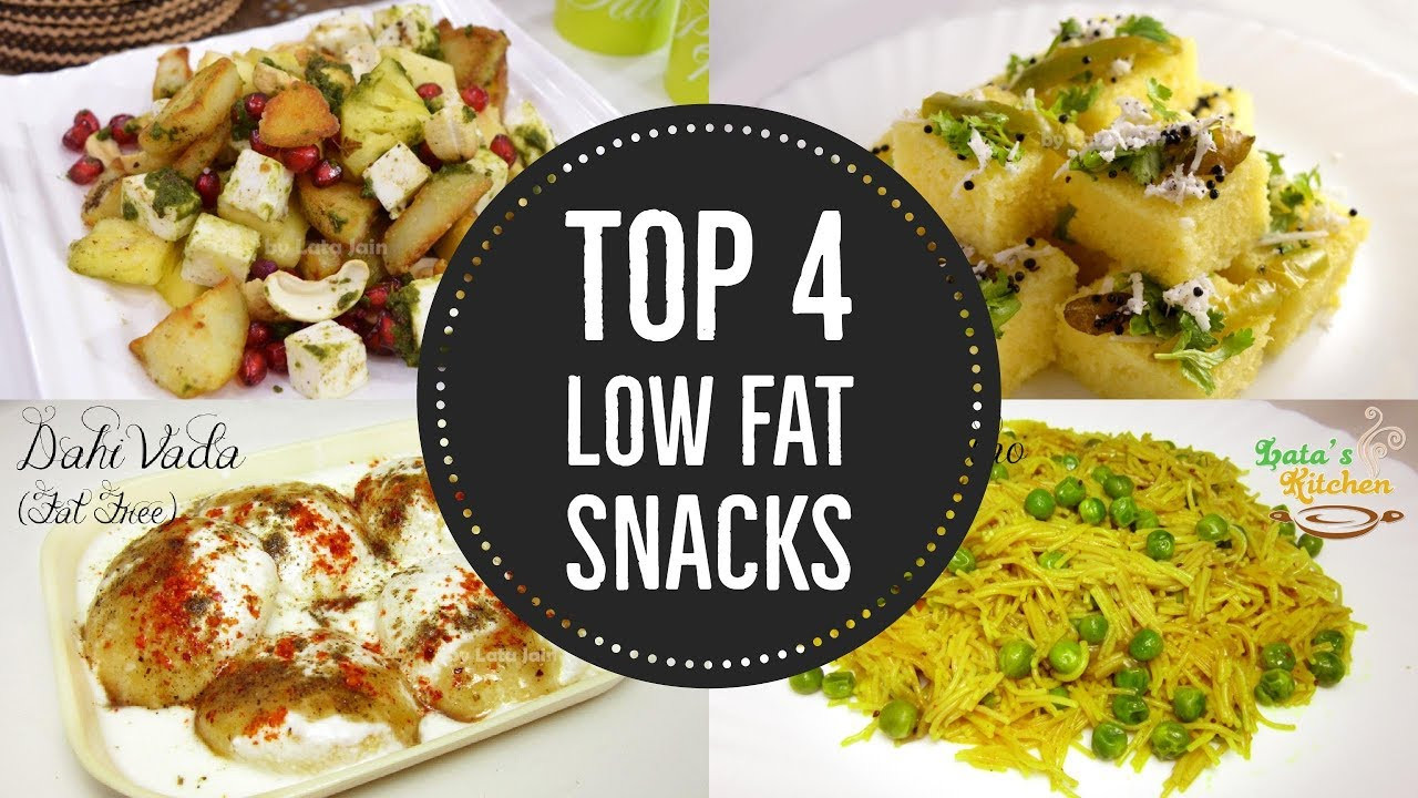 Low Fat Indian Recipes
 Top 4 Low Fat Snacks Recipe Best Indian Snack Recipes in