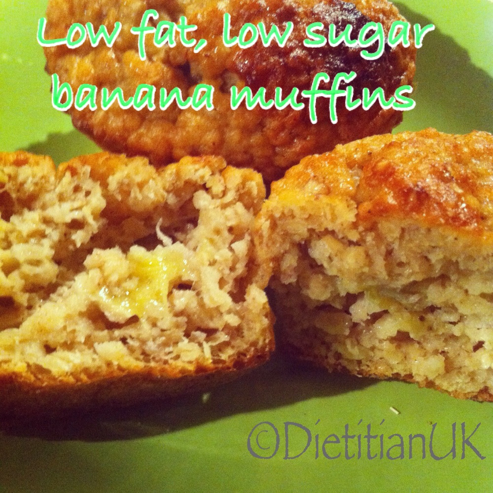 Low Fat Low Cholesterol Recipes
 Dietitian UK Low fat low sugar banana muffins
