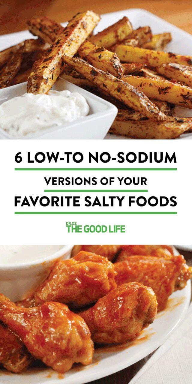 Low Fat Low Sodium Chicken Recipes
 6 Low to No Sodium Versions of Your Favorite Salty Foods