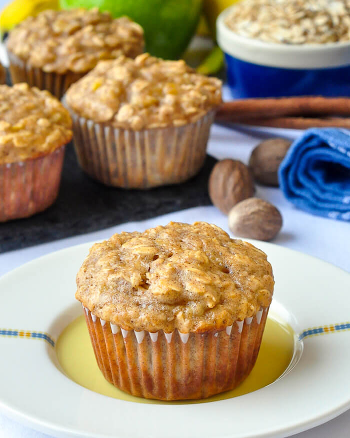 Low Fat Muffin Recipes
 Oatmeal Apple Banana Low Fat Muffins high in fiber too