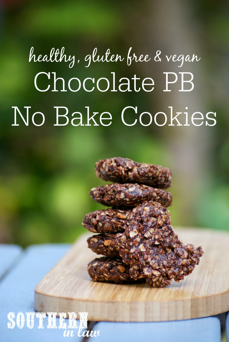 Low Fat No Bake Cookies
 Southern In Law Recipe Healthy No Bake Chocolate PB Cookies