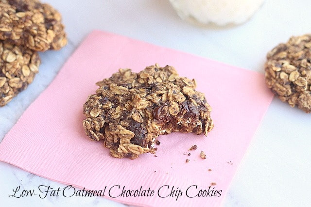 Low Fat Oatmeal Chocolate Chip Cookies
 Low Fat Oatmeal Chocolate Chip Cookies Oatmeal with a Fork