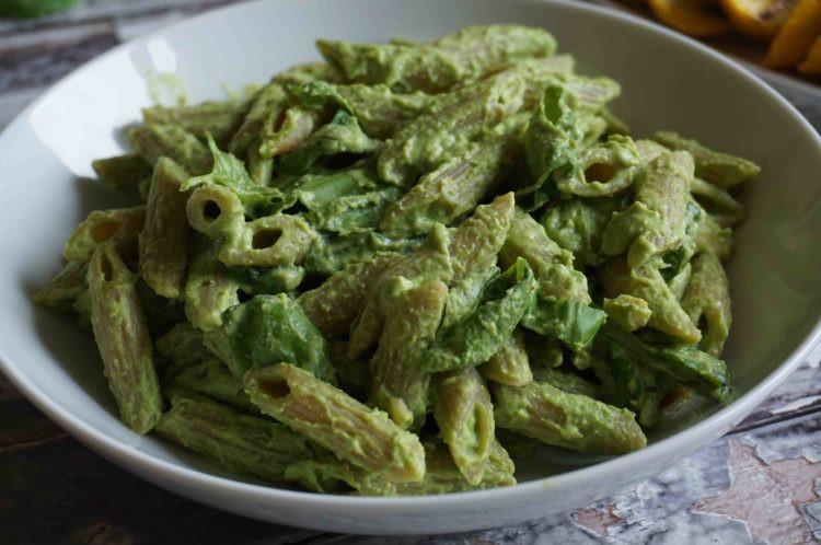 Low Fat Pesto Sauce
 A creamier and low fat version of the traditional pesto