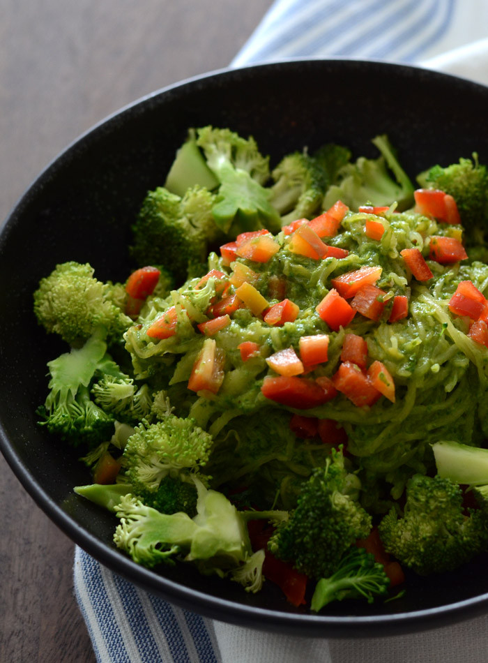 Low Fat Pesto Sauce
 Low Fat Pesto Spaghetti Squash with Broccoli