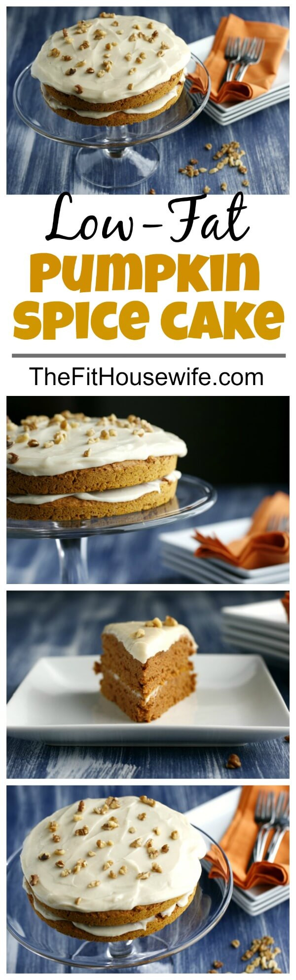 Low Fat Pumpkin Desserts
 Low Fat Pumpkin Spice Cake The Fit Housewife