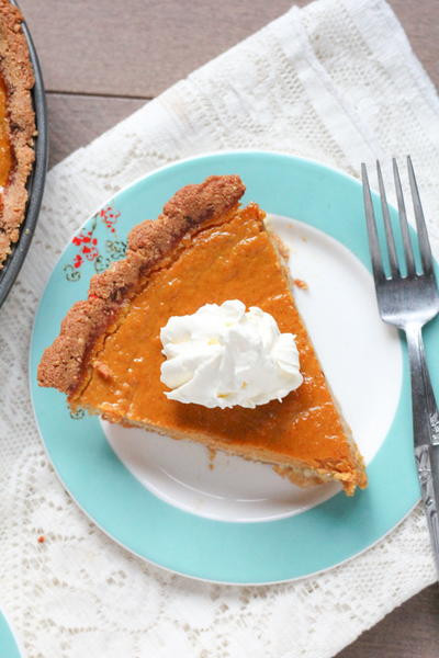 Low Fat Pumpkin Pie Recipe
 Healthier Low Fat Pumpkin Pie