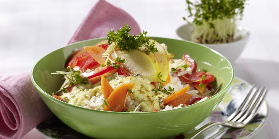 Low Fat Rice Recipes
 Low Fat Curried Rice Salad