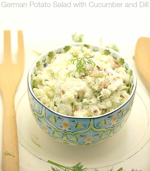 Low Fat Side Dishes
 German Potato Salad with Cucumber and Dill