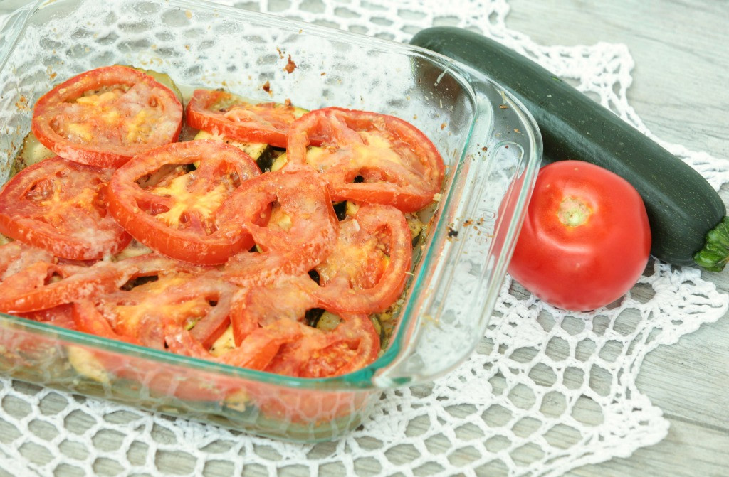 Low Fat Side Dishes
 Zucchini Tomato Casserole Food Done Light